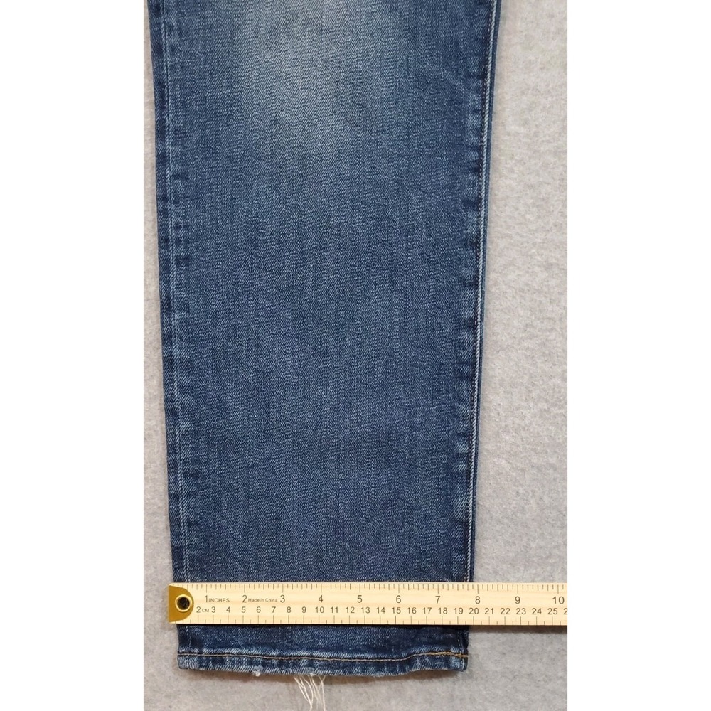 Madewell Jeans Mens 38 Slim Fit Straight Leg Stretch Blue Denim - Picture 6 of 10